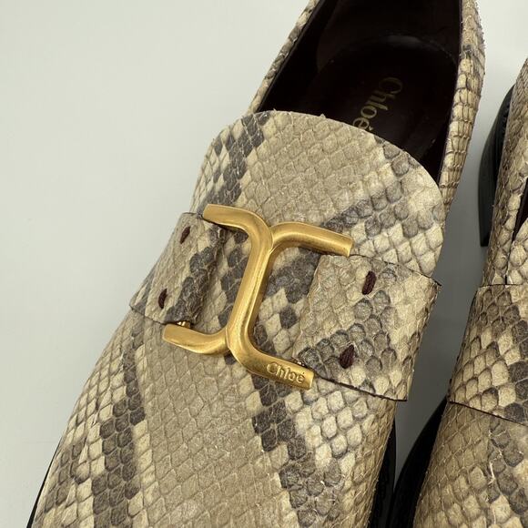 Chloé Marcie Loafers 38.5 Old Money Quiet Luxury Minimalist Parisian Chic Style - Picture 5 of 10